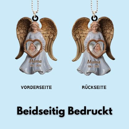 Engelsflügel-Personalisierter Acrylanhänger mit Foto