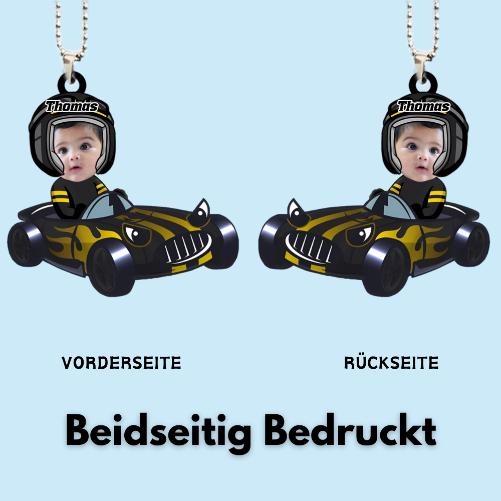 Baby-Rennfahrer Acryl-Foto-Ornament