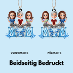 MOM-Acrylanhänger mit Mama und Töchter