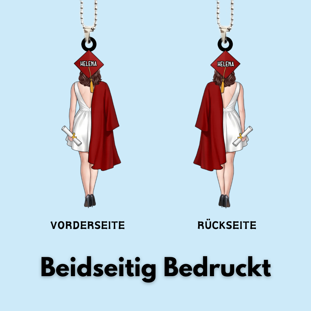 Abschlussfeier Personalisierter Autoanhänger