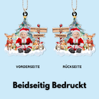 Erstes Weihnachten für Baby Acryl-Foto-Ornament Christbaumanhänger mit Text und Name