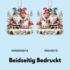 Personalisiertes Acryl-Weihnachtsornament– Wichtel-Paar