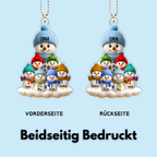 Schneemännchen - Acrylanhänger Christbaumanhänger Geschenk für Oma