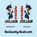 Foto Acrylanhänger Geschenk zum Abschluss