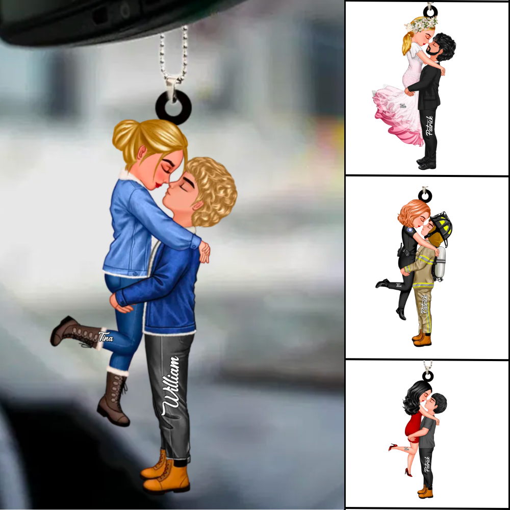 Acryl Anhänger Personalisierte Puppe für Liebspaar mit mehreren Kostümen