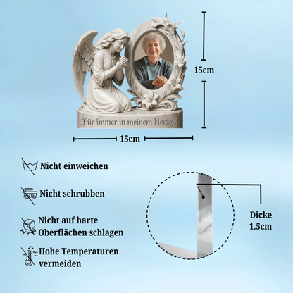 Foto Acryltafel mit Engelmotiv Trauergeschenk