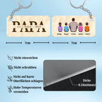 Geschenk für Papa Personalisierter Acryl-Schlüsselanhänger