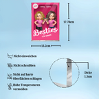 Personalisierter Acrylblock (flach) mit 2-6 Frauen Geschenk für Beste Freundin und Schwester
