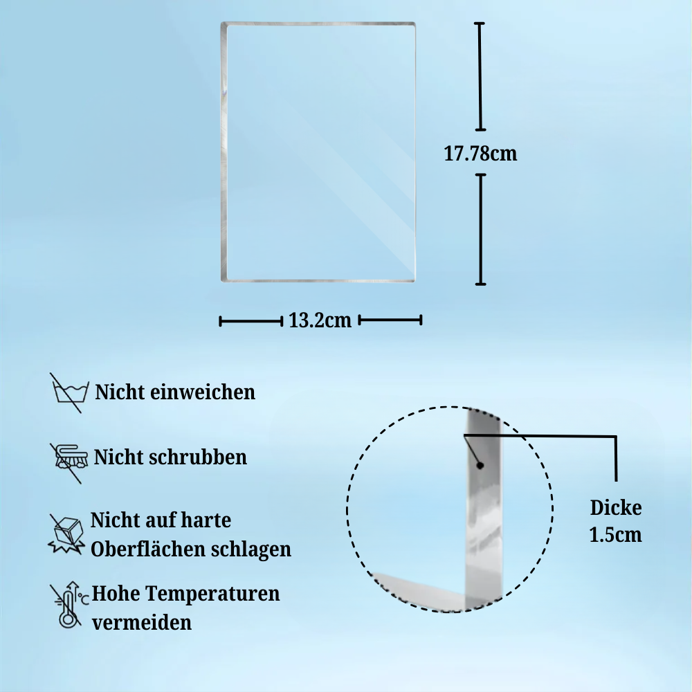Fausstoß Personalisierte Acryltafel mit Namen für Papa und Opa