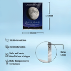 Unser Mond für Paar- Personalisiertes Acrylblock mit Mondphase, Namen und Spruch