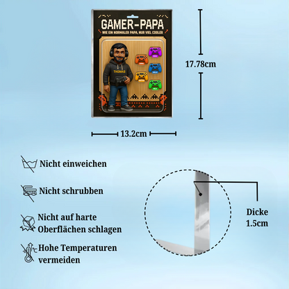 Gamer Papa-Personalisiertes Acrylblock