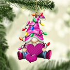 Christbaumschmuck Familie Zwerge Weihnachtslicht 2-7 Namen