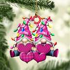 Christbaumschmuck Familie Zwerge Weihnachtslicht 3-8 Namen