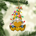 Christbaumschmuck Familie Zwerge Weihnachtslicht 2-7 Namen
