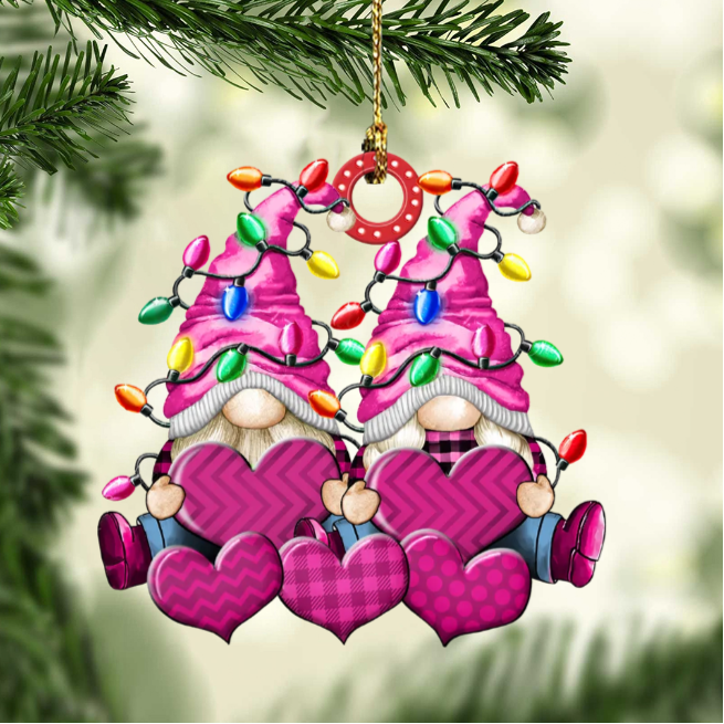 Christbaumschmuck Familie Zwerge Weihnachtslicht 3-8 Namen