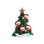 Weihnachtsschmuck Tannenbaum mit Gesichter 2-8 Namen