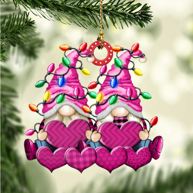 Christbaumschmuck Familie Zwerge Weihnachtslicht 3-8 Namen