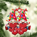 Christbaumschmuck Familie Zwerge Weihnachtslicht 3-8 Namen