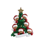 Weihnachtsschmuck Tannenbaum mit Gesichter 2-8 Namen