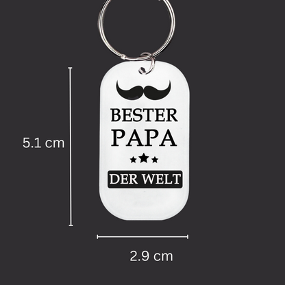 Acryl Fauststoß Papa Schlüsselanhänger mit 2-4 Namen-Vatertagsgeschenke